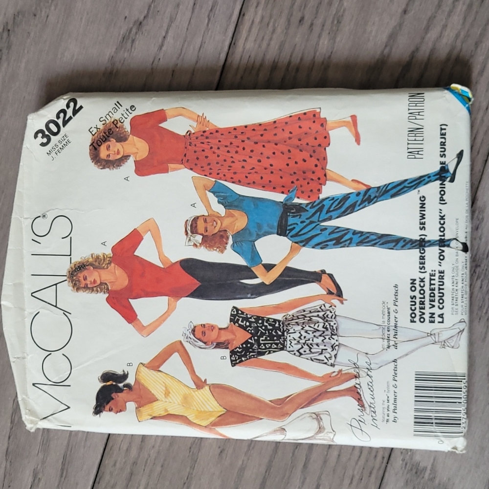 3/$20 uncut unused sewing pattern
